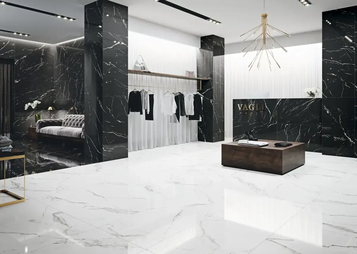Marmorea Marquina Natural | Ceramic | 12 x 39