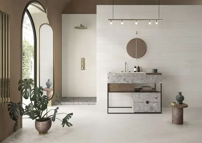 Silver Grain White Nat | Porcelain Tile | 24 x 24