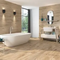 Step Nogal Rect | Ceramic Tile | 12 x 36