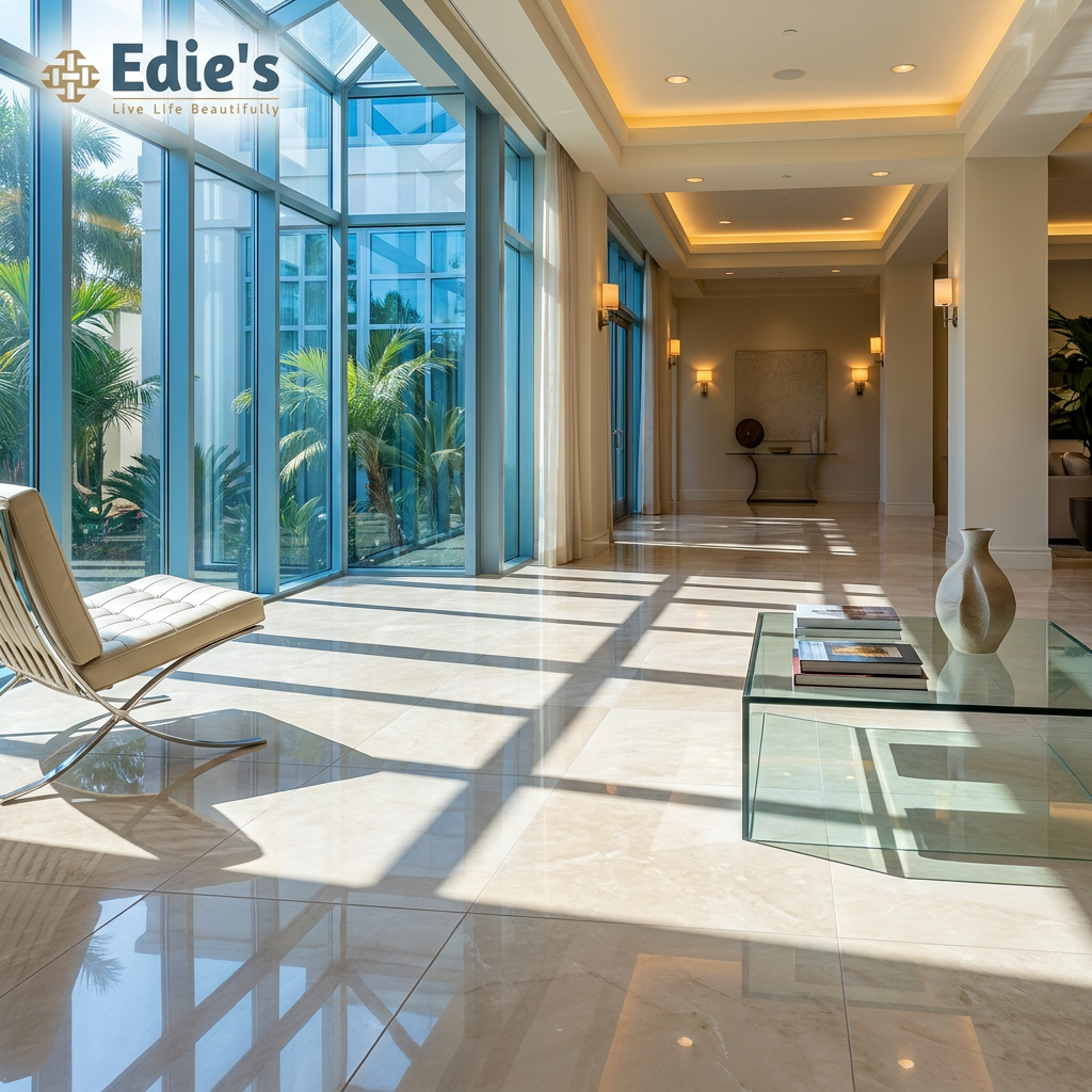 Sasso Greige Polished | Porcelain Tile | 24 x 24